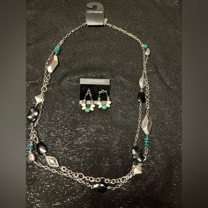 Necklace and earrings set